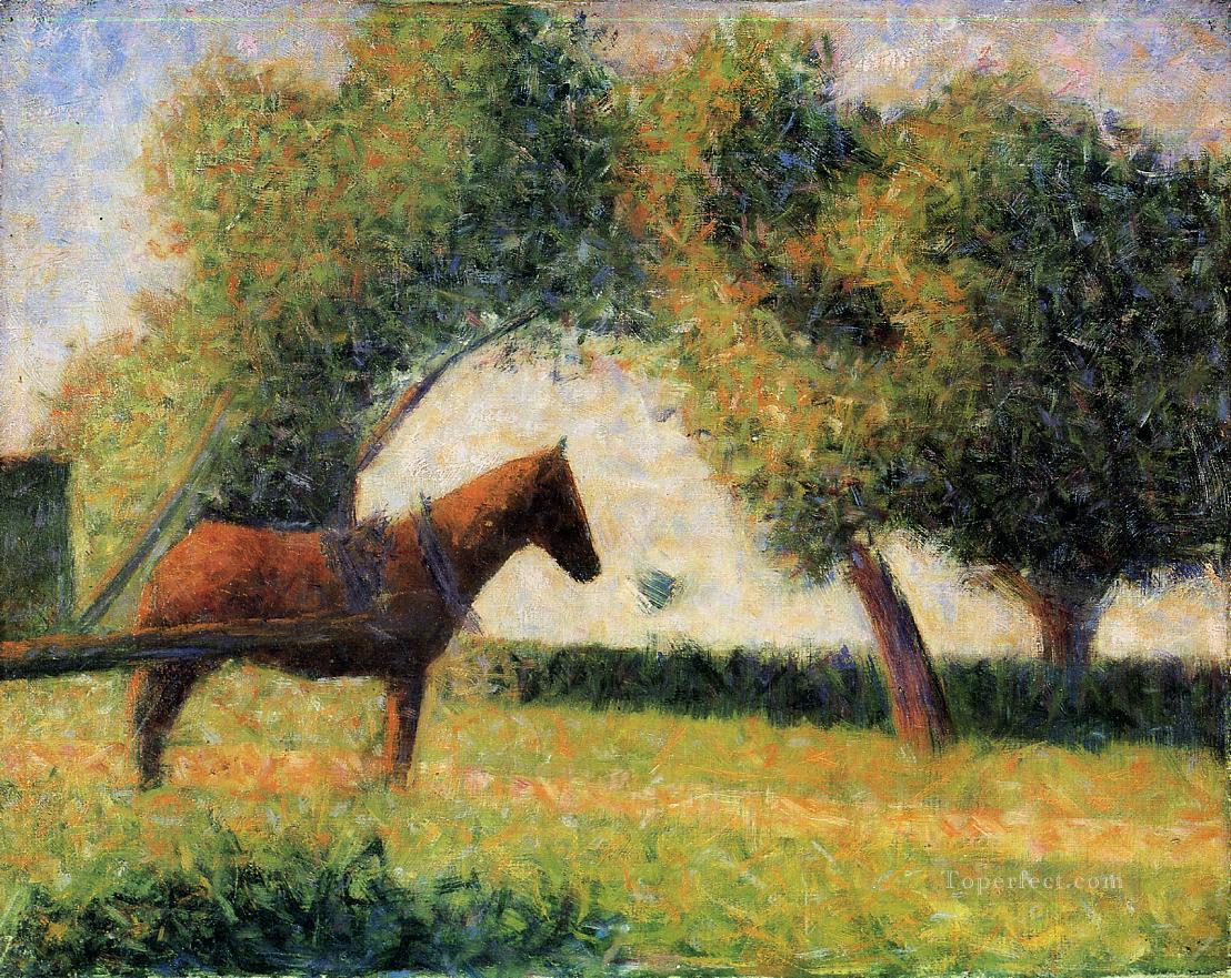 horse cart 1884 Oil Paintings